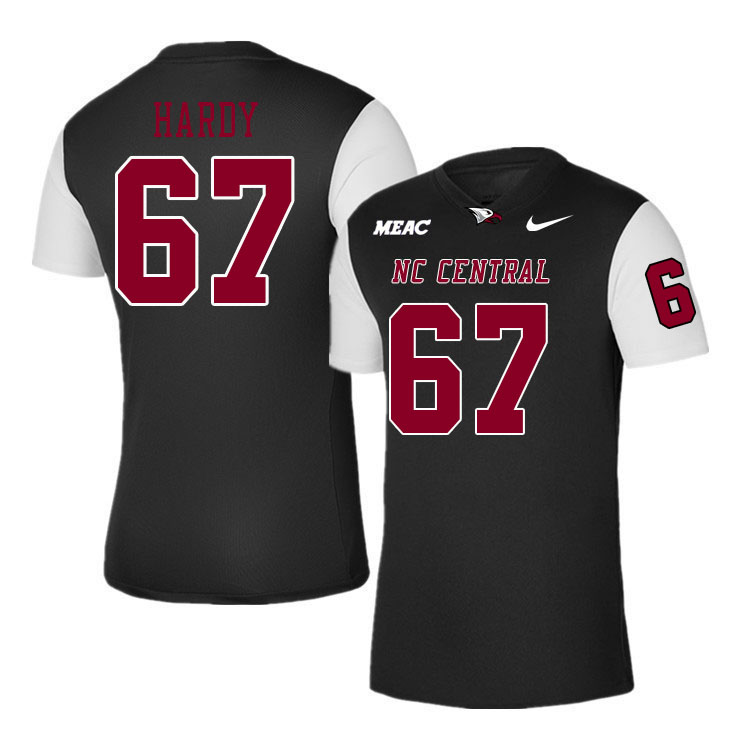 Men-Youth #67 Brian Hardy North Carolina Central Eagles 2023 College Football Jerseys Stitched-Black